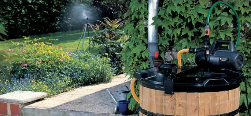 Pompe pour citerne d'eau de pluie