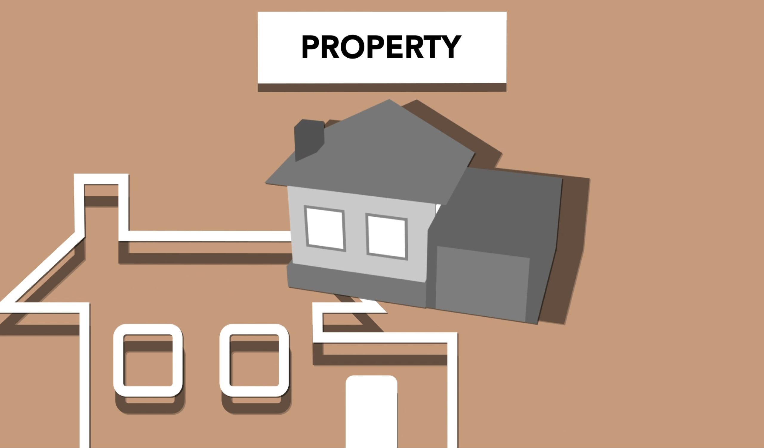 Illustration maison propriété investissement immobilier achat
